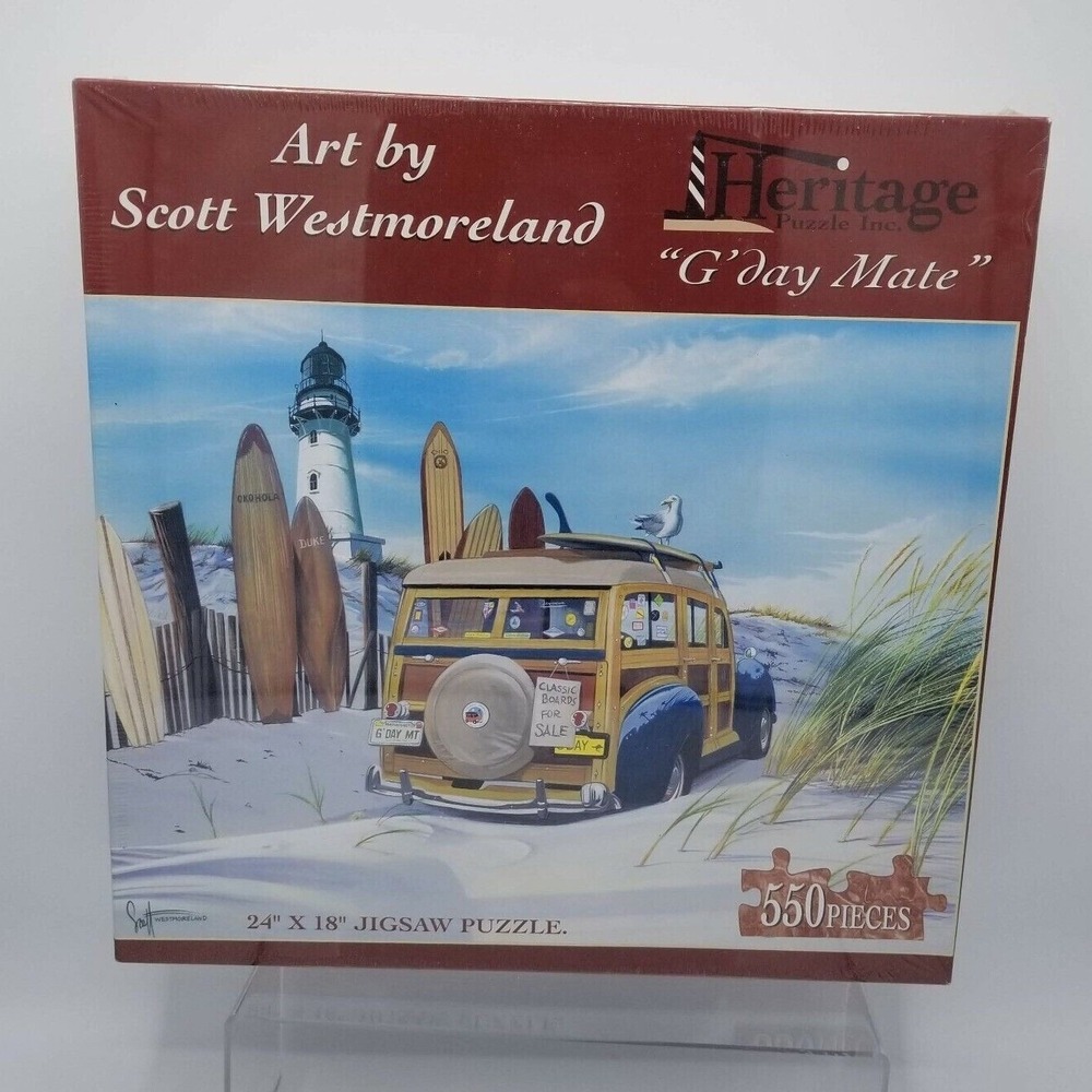 Heritage Puzzle G'Day Mate Jigsaw Puzzle 550 Pc by Scott Westmoreland